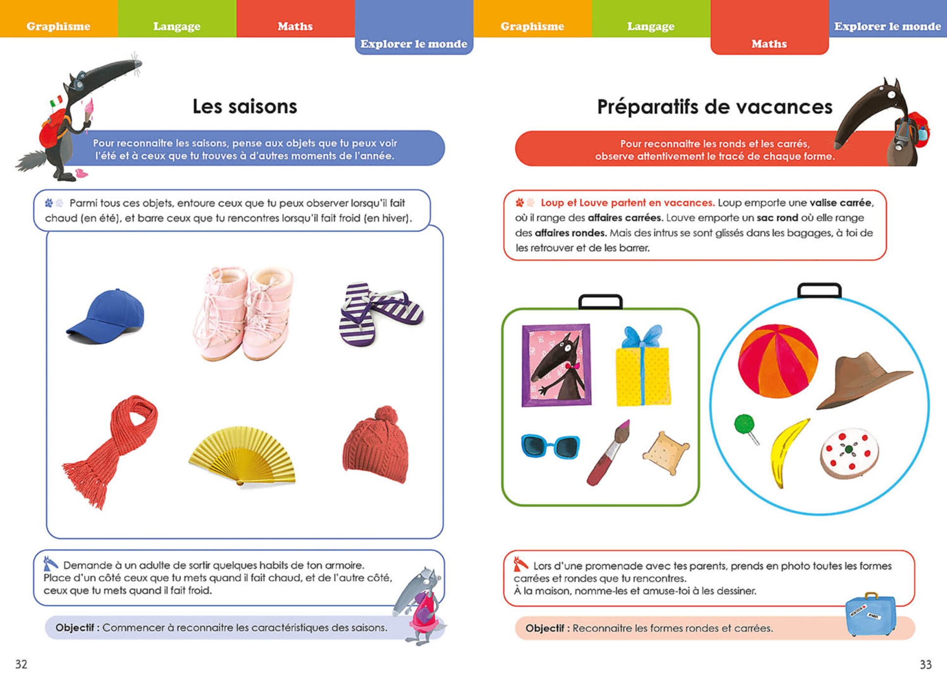 Mon Cahier Loup En Vacances - De La Tps À La Ps - 2026