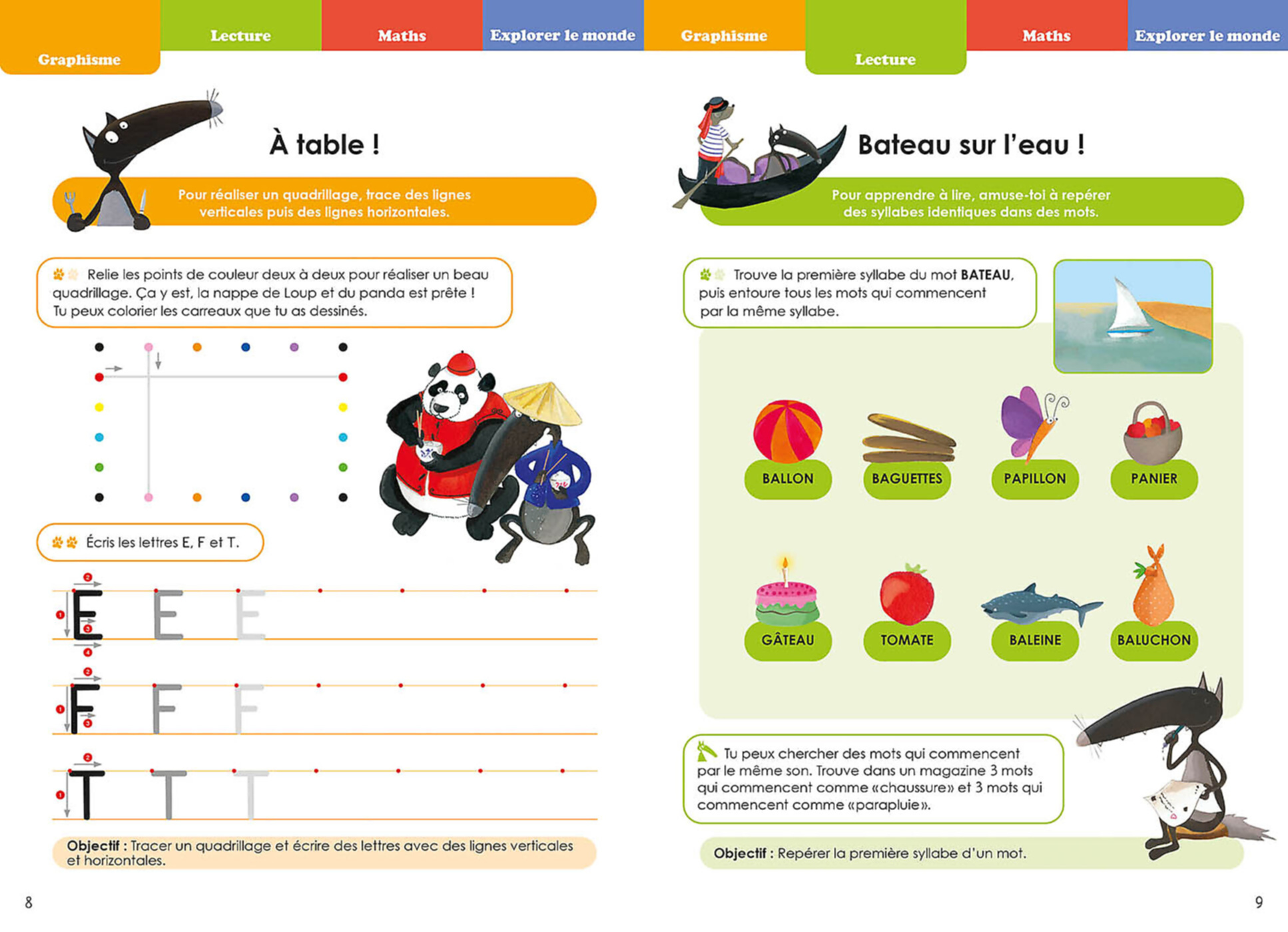 Mon Cahier Loup En Vacances - De La Ms À La Gs - 2026