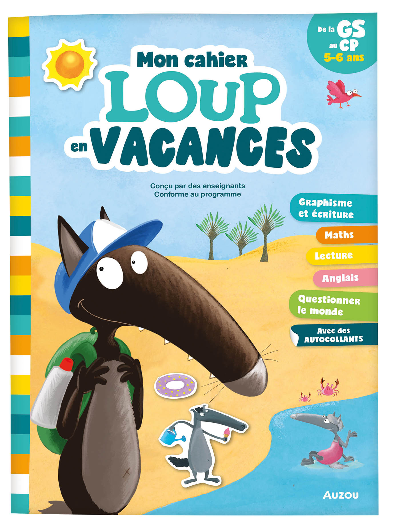 Mon Cahier Loup En Vacances - De La Gs Au Cp - 2026