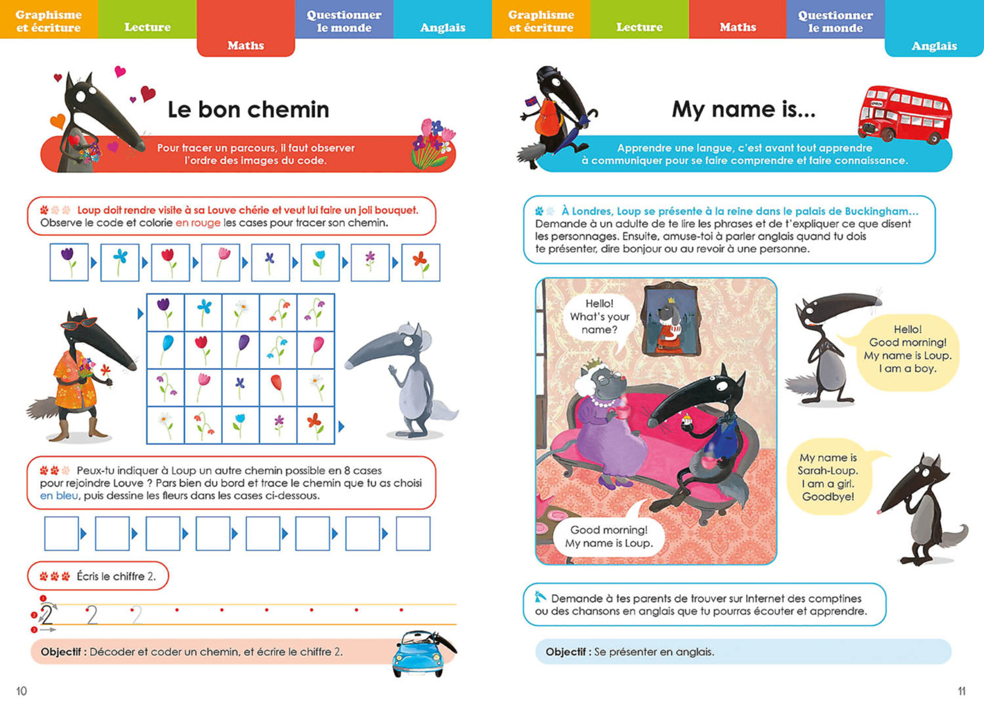 Mon Cahier Loup En Vacances - De La Gs Au Cp - 2026