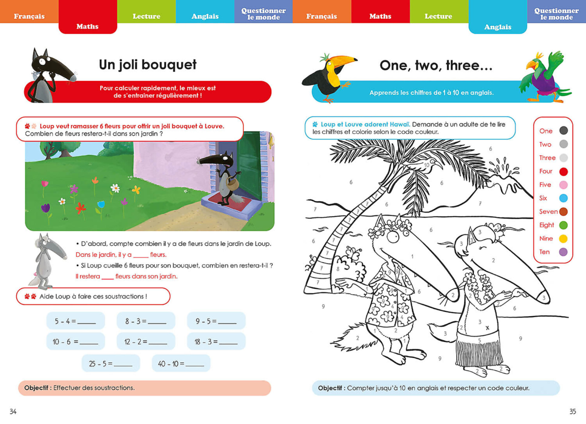 Mon Cahier Loup En Vacances - Du Cp Au Ce1 - 2026