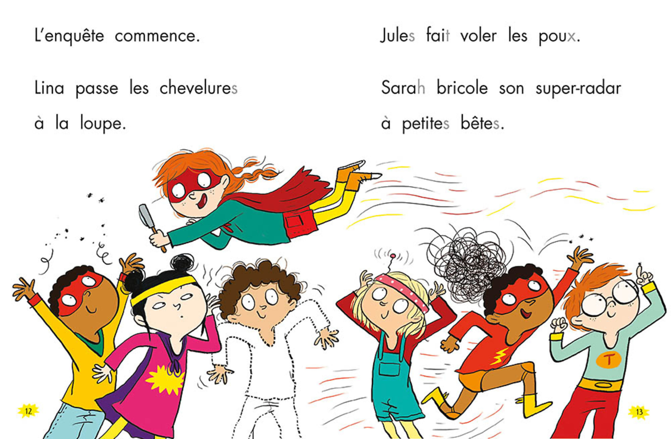 Les Héros De 1Re Primaire - Attaque De Poux ! Les Héros De 1Re Primaire - Attaque De Poux !
