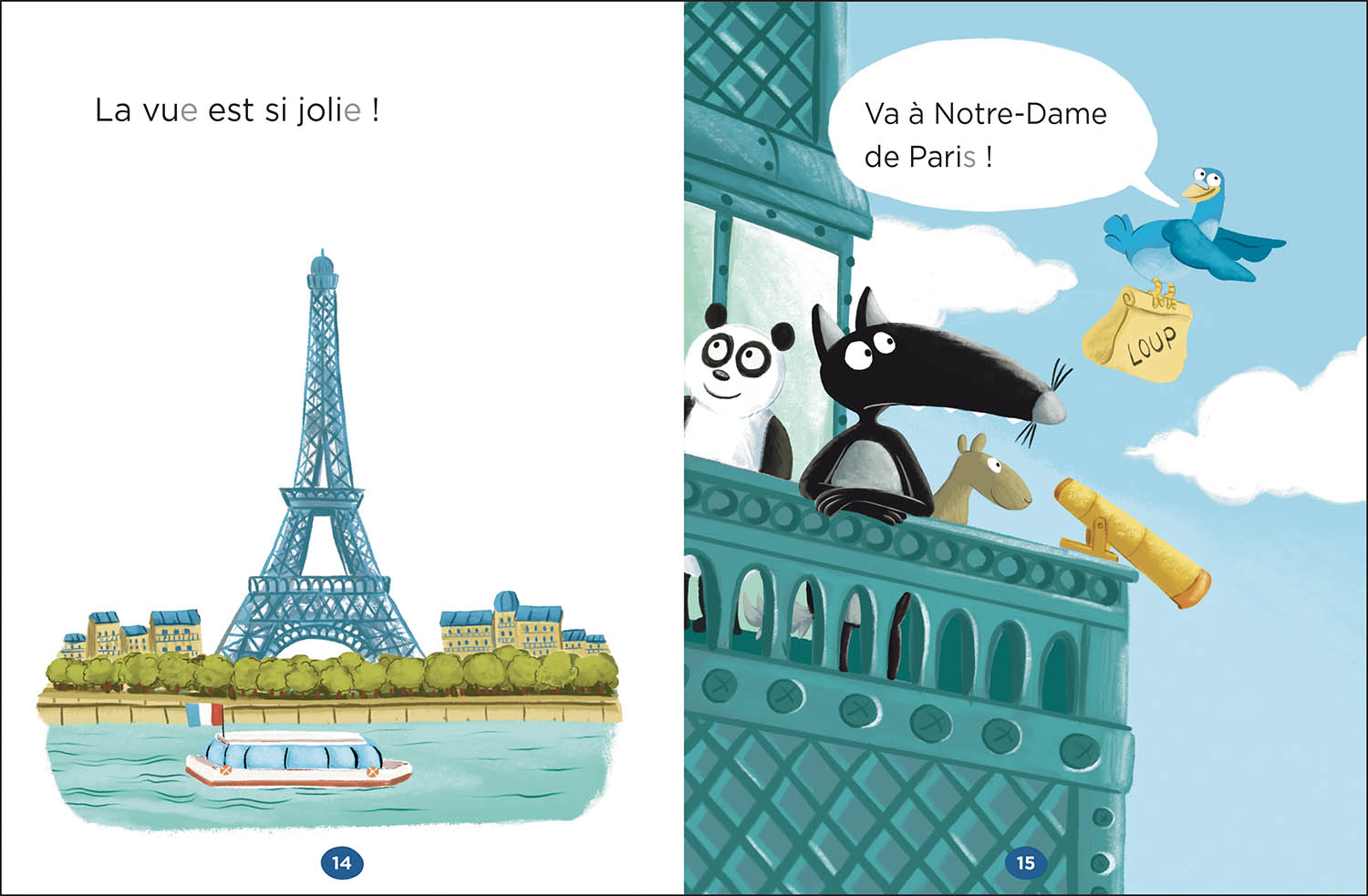 Mes Lectures Du Cp Avec Loup - Course-Poursuite À Paris