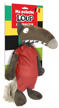 Peluche du loup foot - Belgique Peluche du loup foot - Belgique