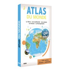 Coffret Dictionnaire Encyclopédique Auzou + Atlas Du Monde (Éd. 2021)