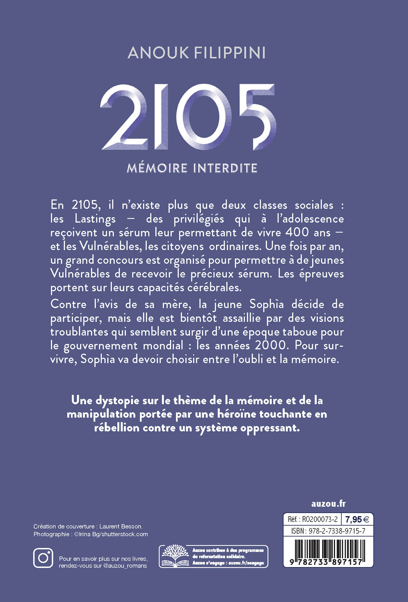 2105 - 2105, Mémoire Interdite - Tome 1 - Poche