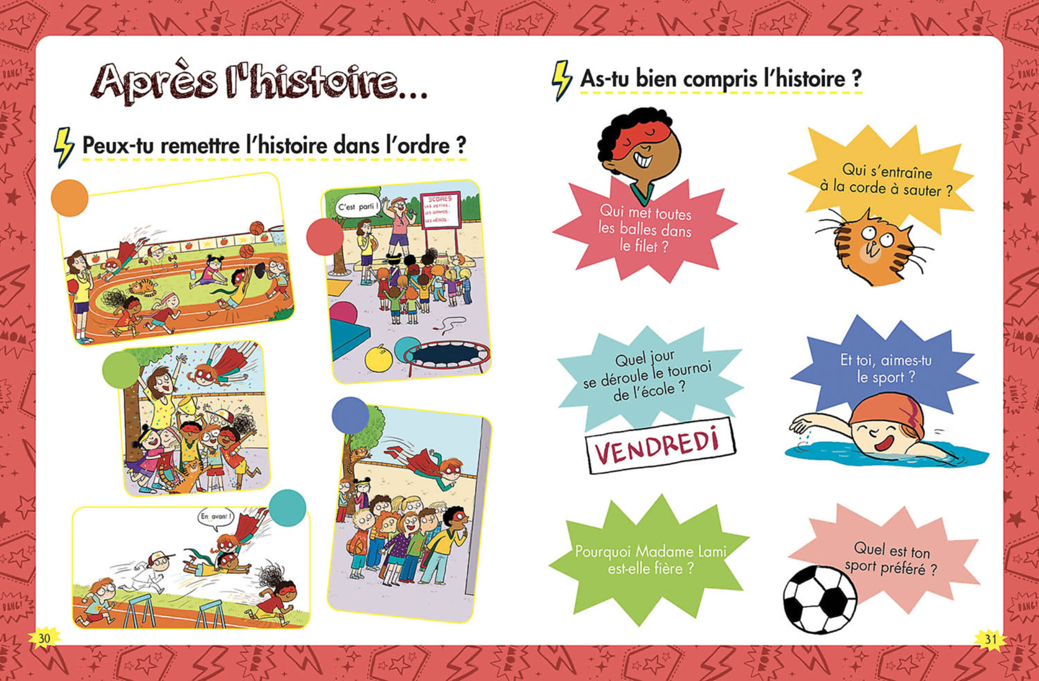 Les Héros De 1Re Primaire - Niveau 2 - Les Super-Sportifs