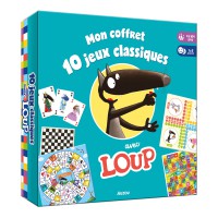Grand jeu - Mon coffret 10 jeux classiques avec loup Grand jeu - Mon coffret 10 jeux classiques avec loup