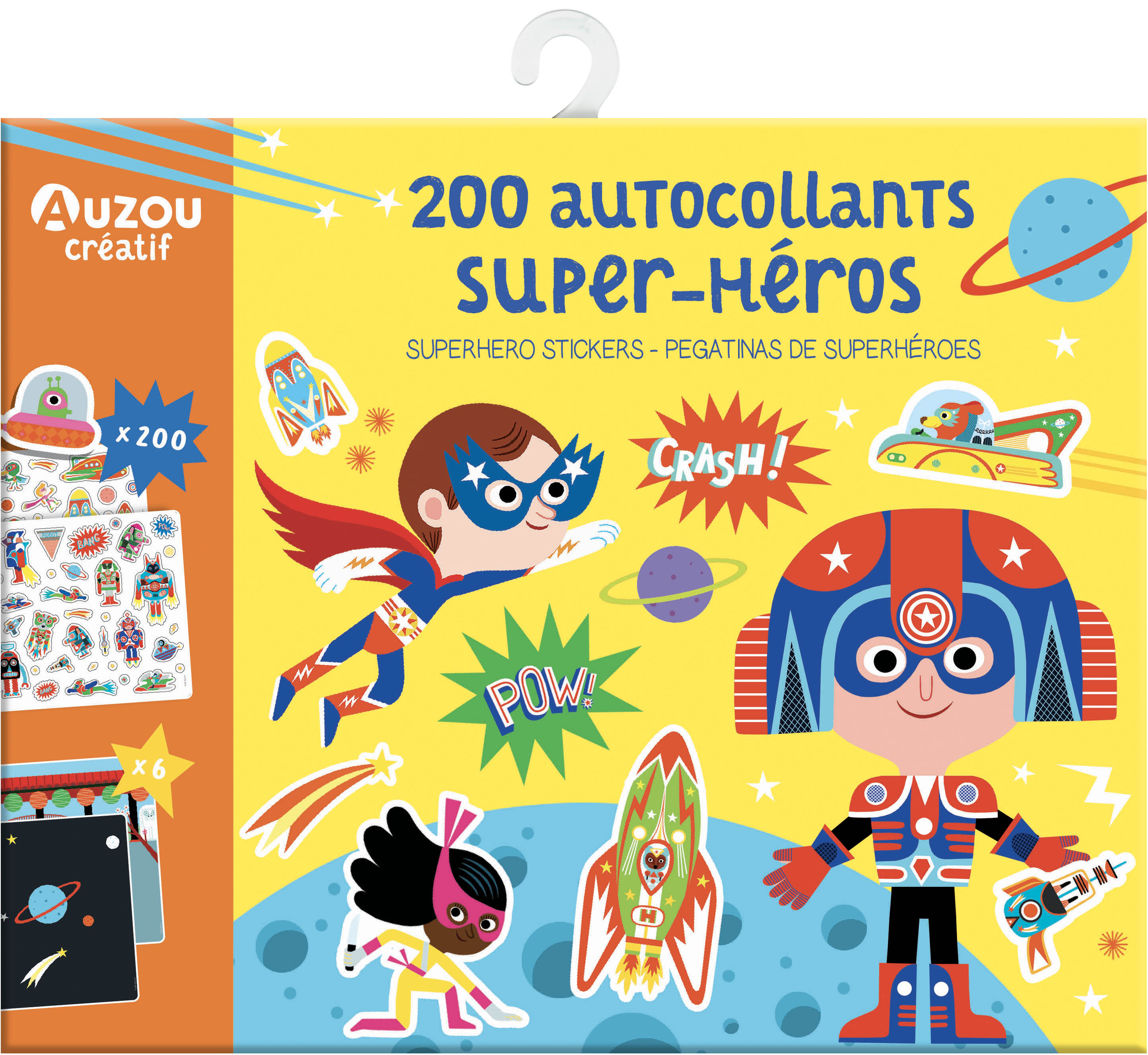 Ma Pochette D'artiste - 200 Autocollants Super-Héros Ma Pochette D'artiste - 200 Autocollants Super-Héros