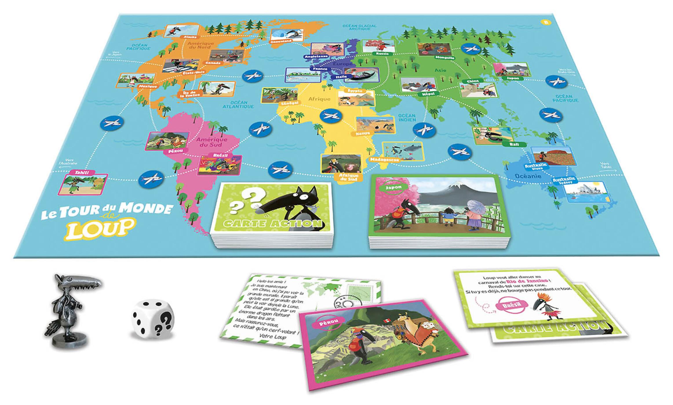 Grand Jeu - Le Tour Du Monde De Loup - Le Jeu