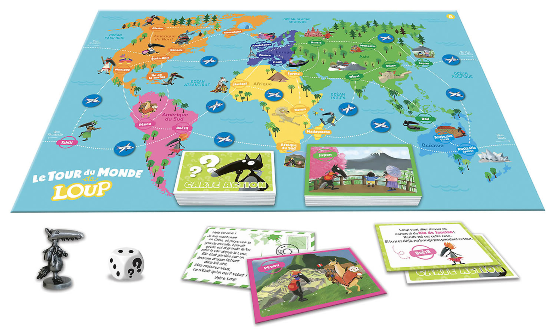 Grand Jeu - Le Tour Du Monde De Loup - Le Jeu