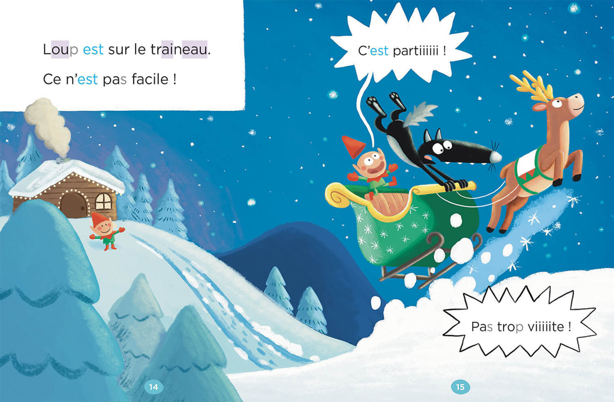 Mes Lectures De 1Re Primaire Avec Loup - Mes Lectures De 1Re Primaire Avec Loup - Niv. 1 - Mission Noël