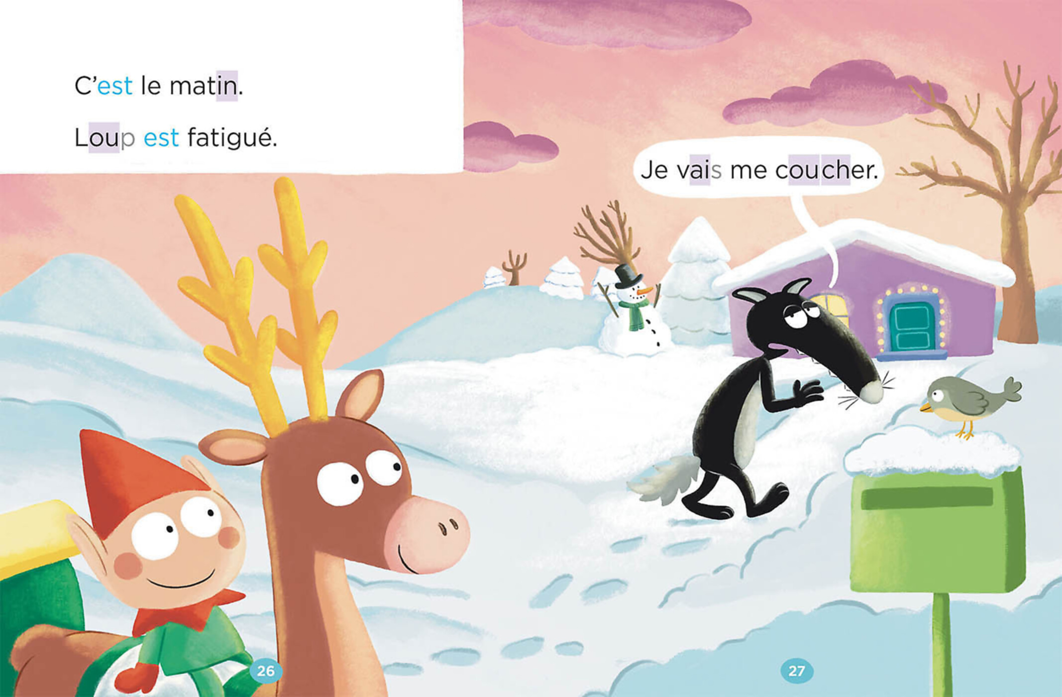 Mes Lectures De 1Re Primaire Avec Loup - Mes Lectures De 1Re Primaire Avec Loup - Niv. 1 - Mission Noël
