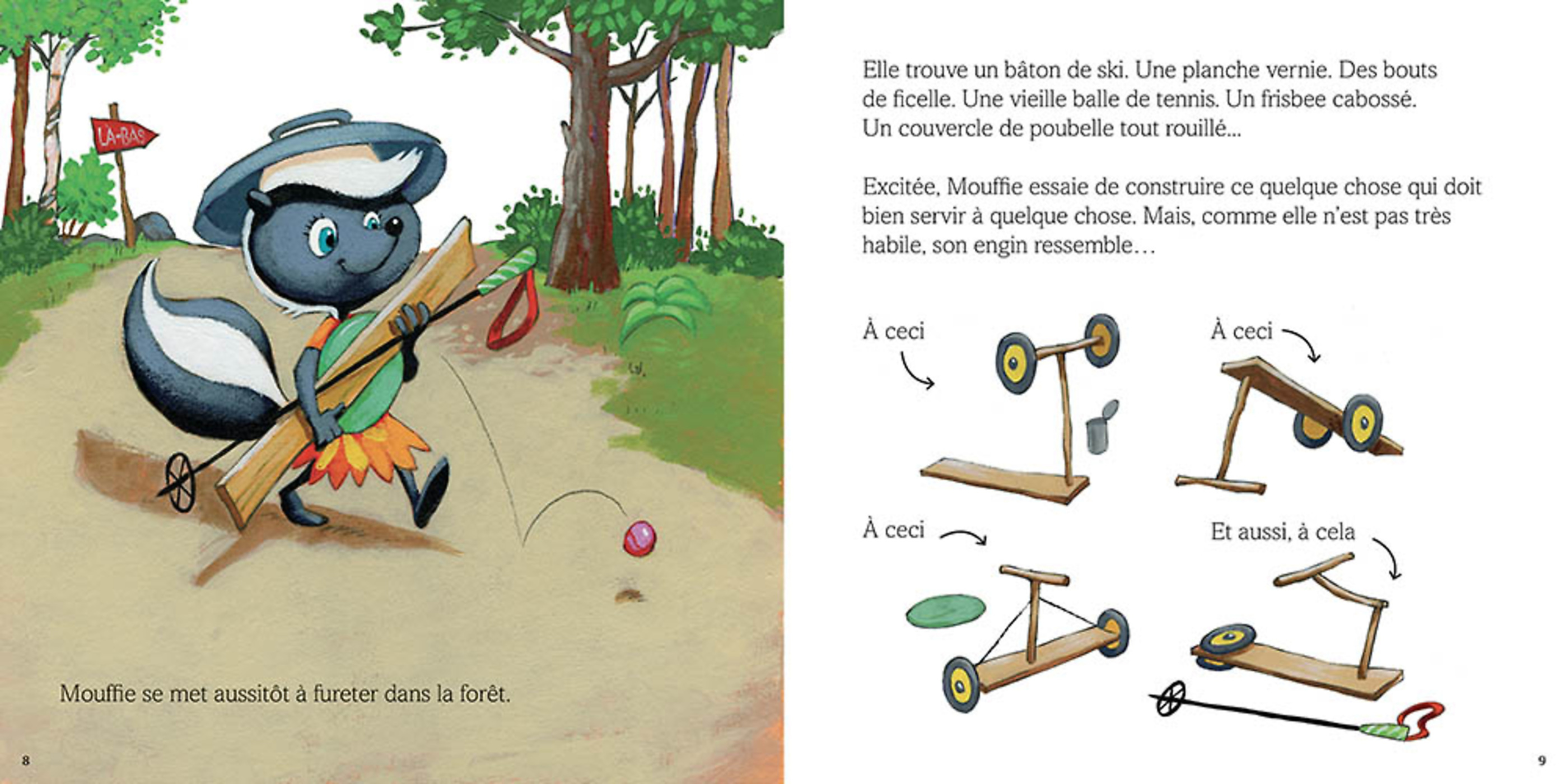 Mouffie La Mouffette En Trottinette