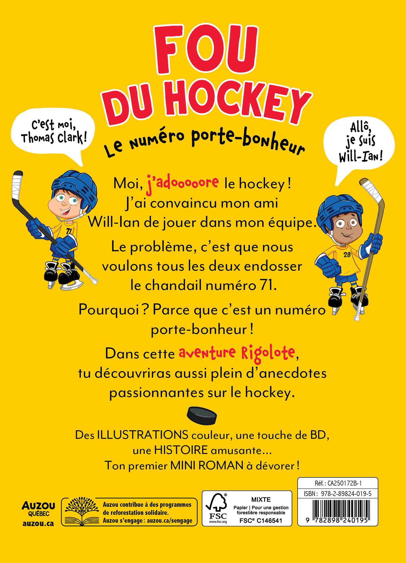 Fou Du Hockey ! Le Numéro Porte-Bonheur