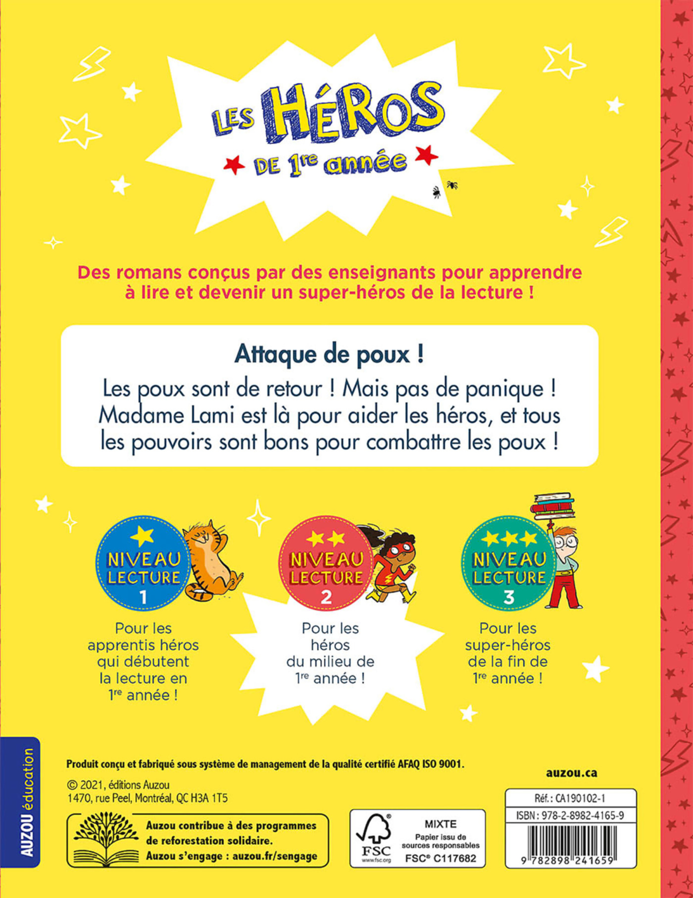 Les Héros De Première Année - Première Lecture Niveau 2 - Attaque Des Poux !