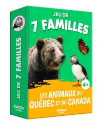 Jeu de cartes - Jeu de 7 familles des animaux du québec et du canada