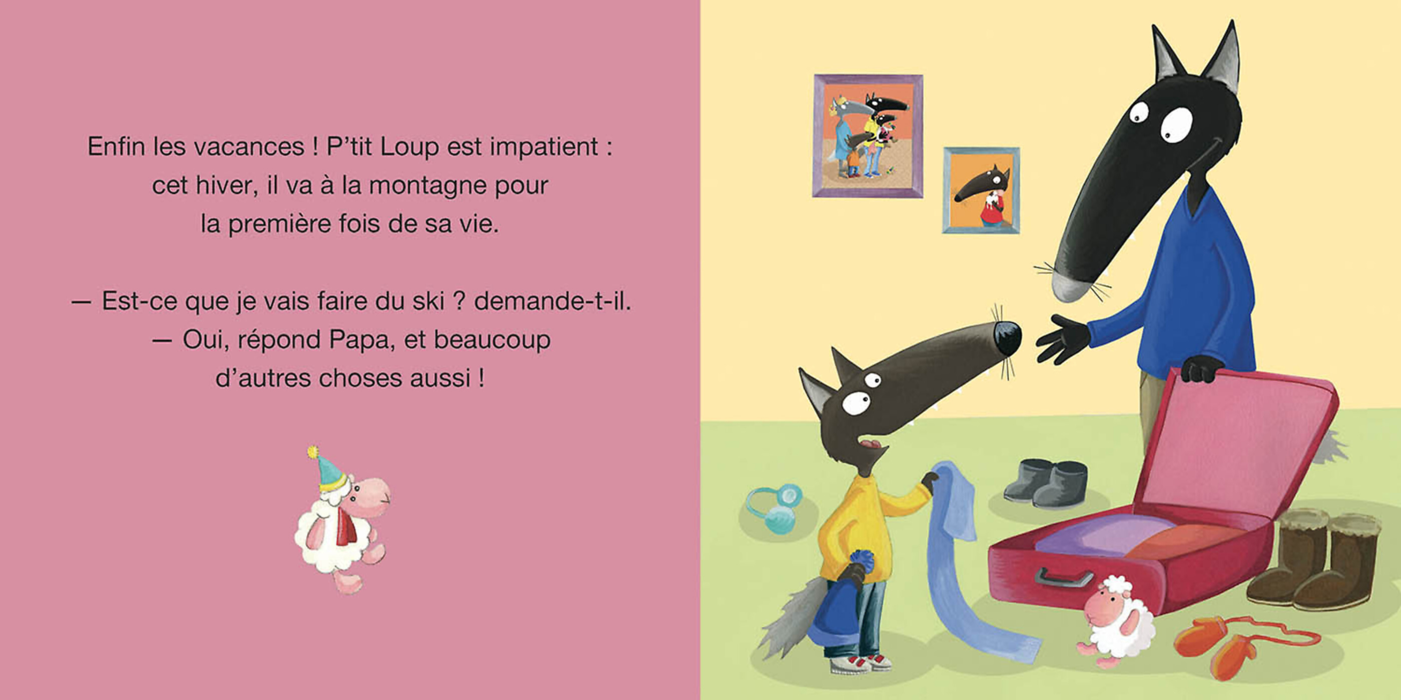 P'tit Loup Fait Du Ski - Canada Ne