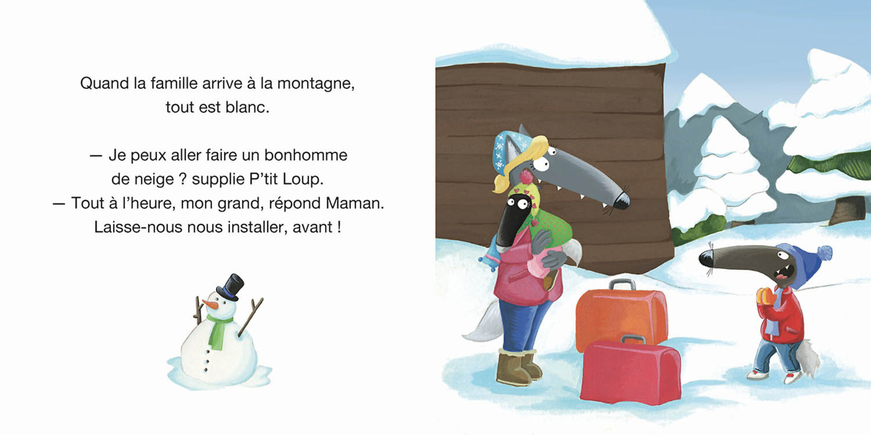 P'tit Loup Fait Du Ski - Canada Ne