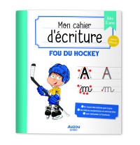 Cahier écriture - Fou du hockey