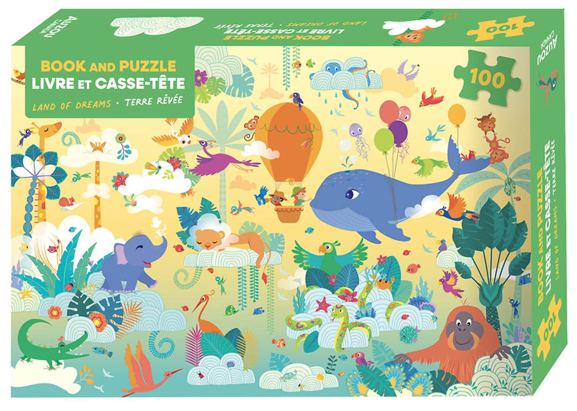 Book And Puzzle / Livre Et Casse-Tête : Land Of Dreams  / Terre Rêvée - Qc