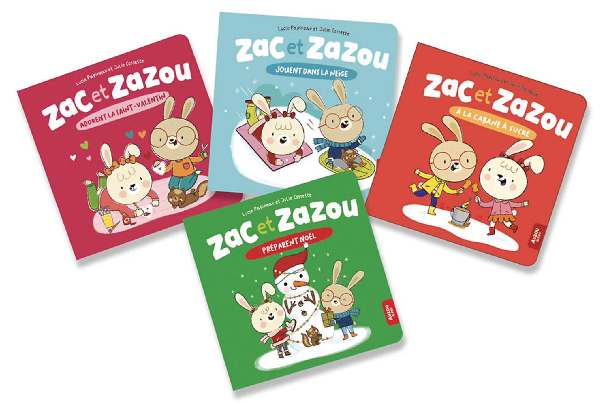 Bibliothèque Zac Et Zazou - Au Coeur De L'hiver Bibliothèque Zac Et Zazou - Au Coeur De L'hiver