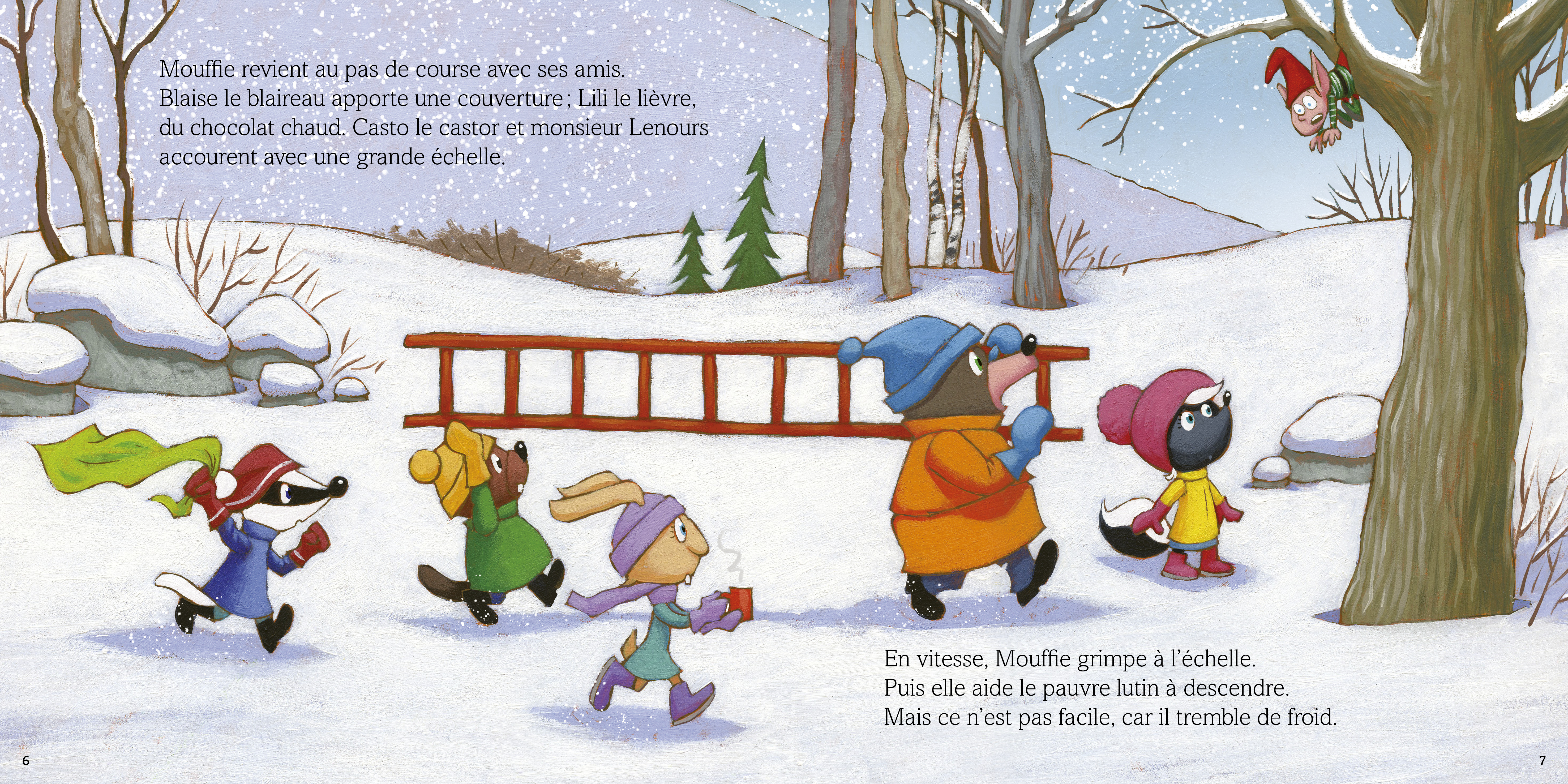 Mouffie La Mouffette Et Le Lutin De Noël