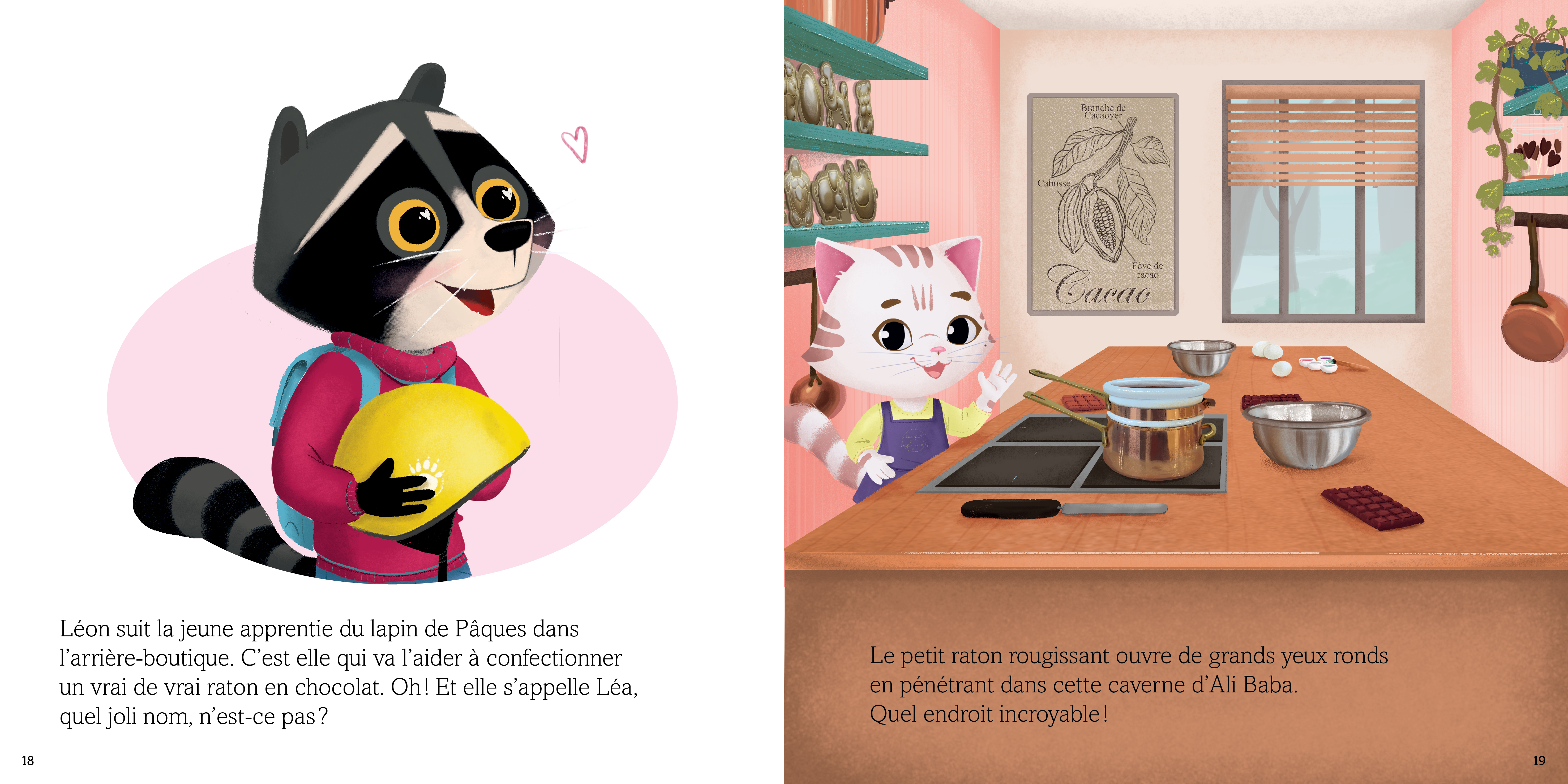 Léon Le Raton - Chocolats, Bisous Et Lapin De  Pâques