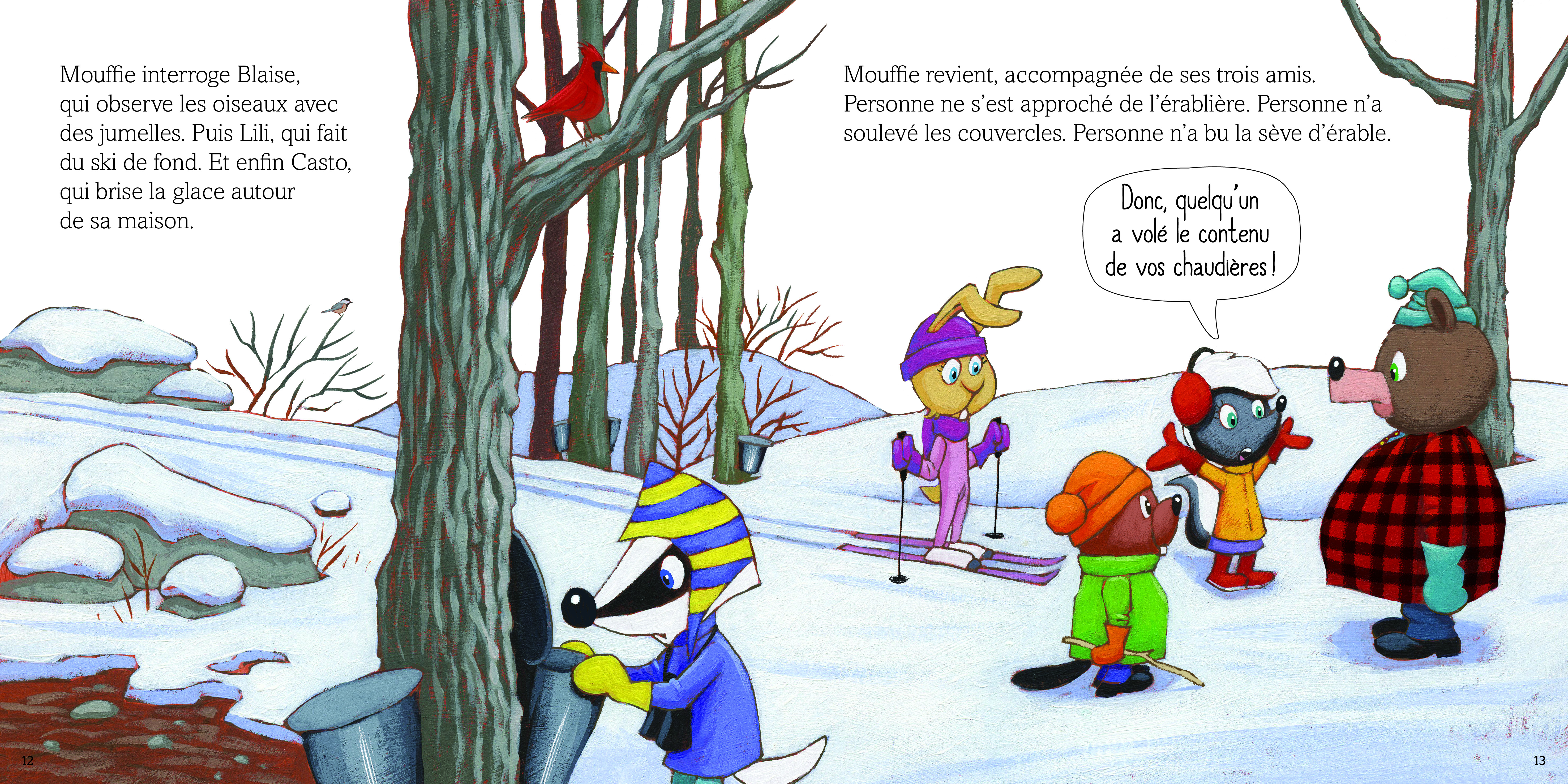 Mouffie La Mouffette À La Cabane À Sucre