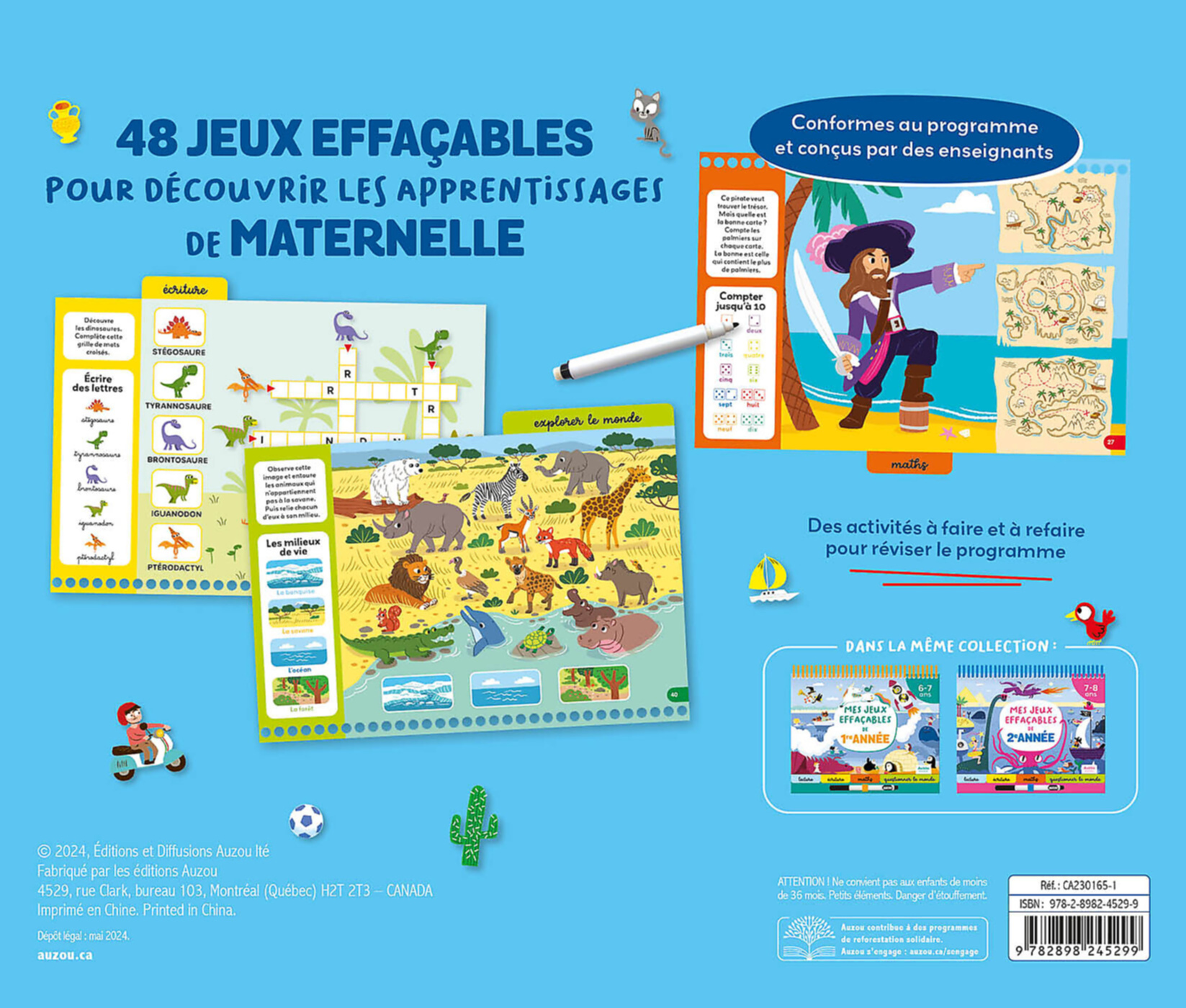 Mes Jeux Effaçables De Maternelle