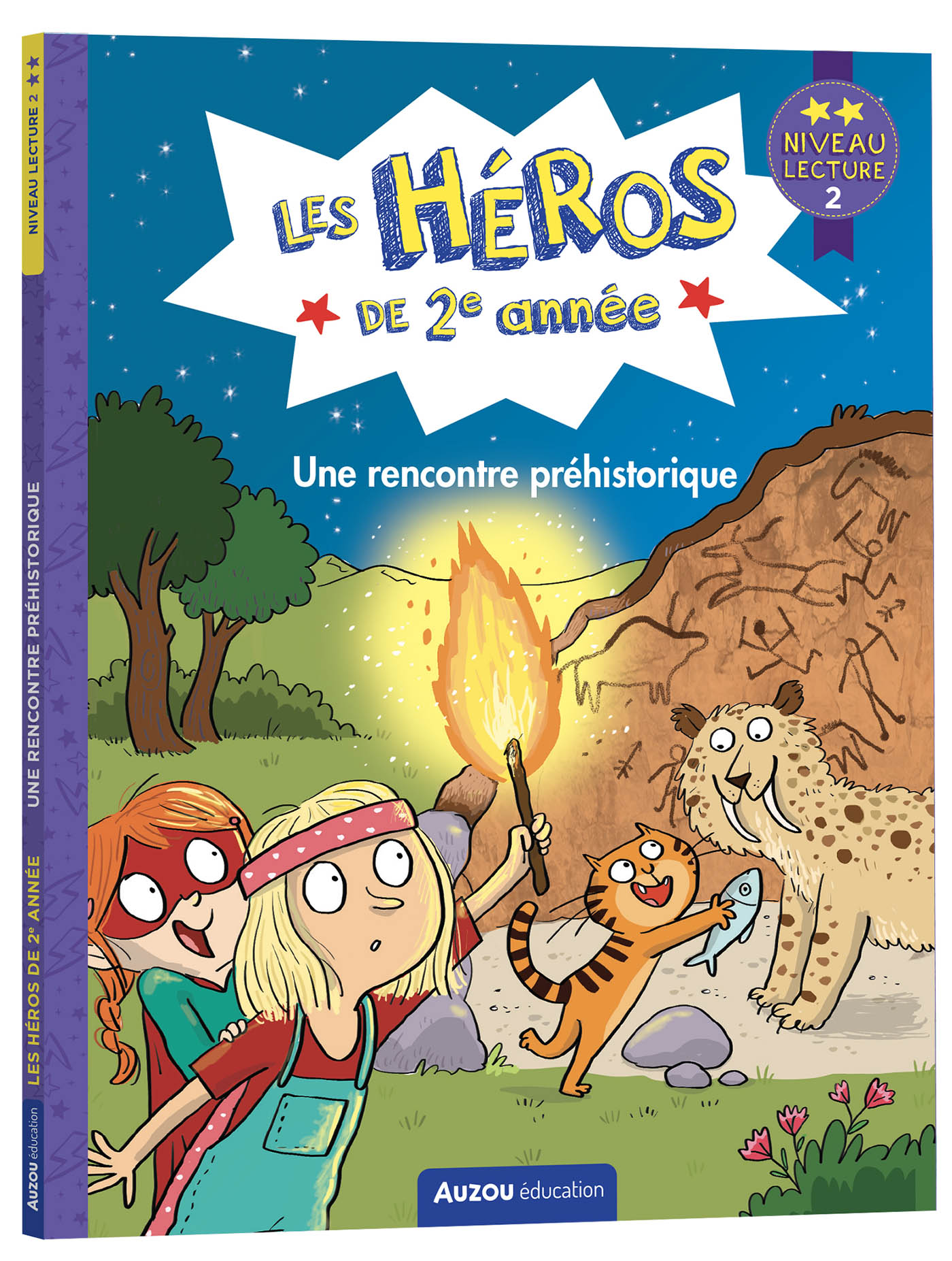 Les Héros De 2E Année - Niveau 2 - Une Rencontre Préhistorique