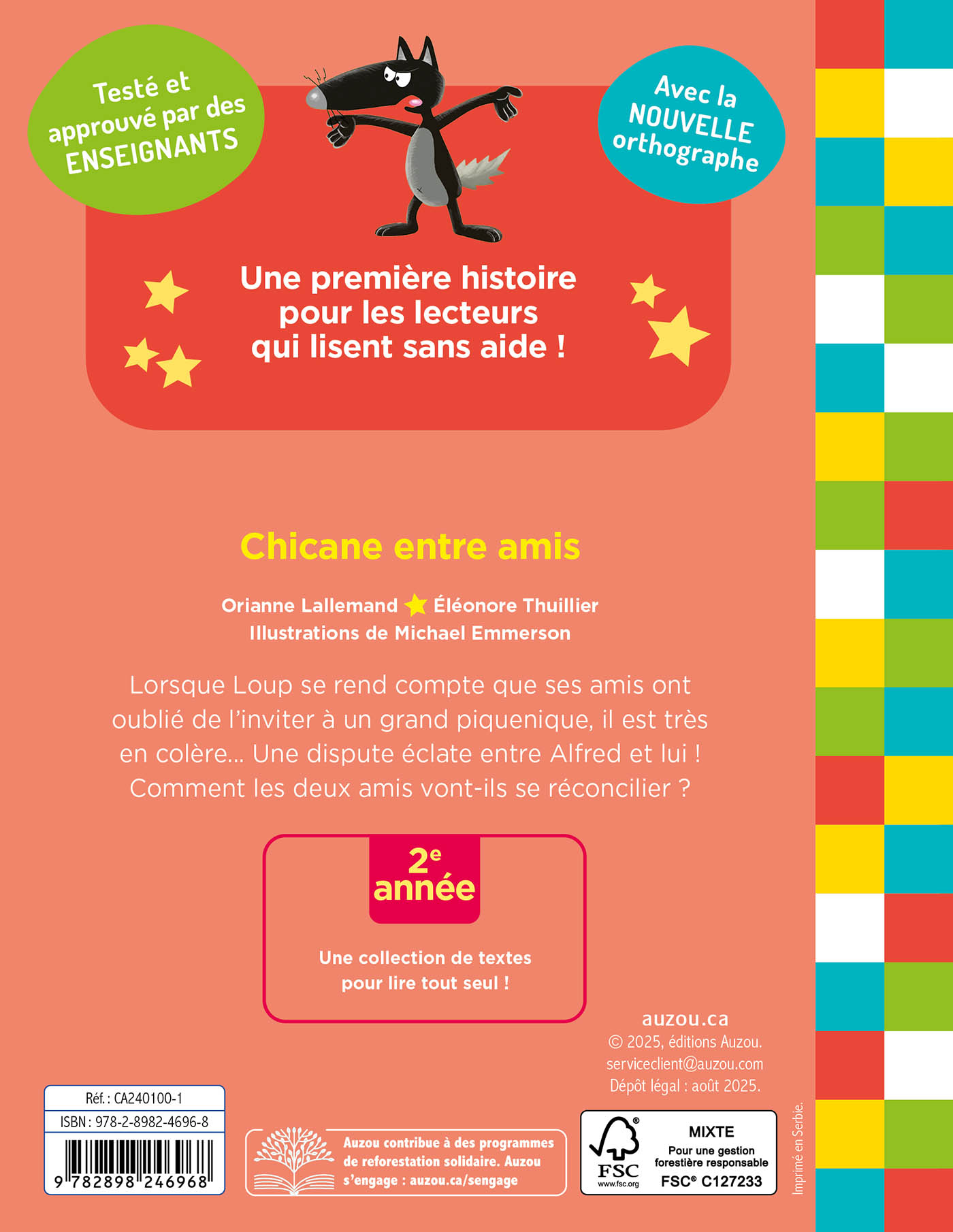 Mes Lectures De 2E Année Avec Loup - Chicane Entre Amis