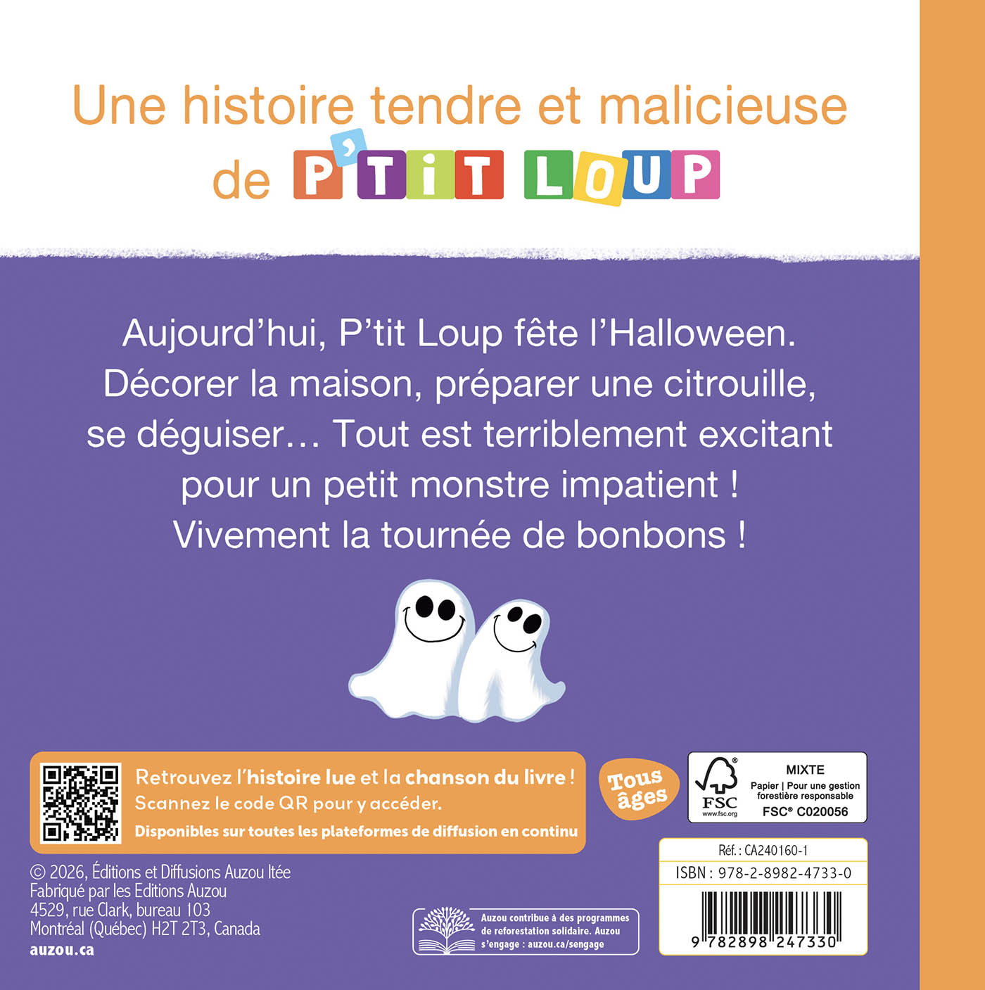 P'tit Loup Fête L'halloween