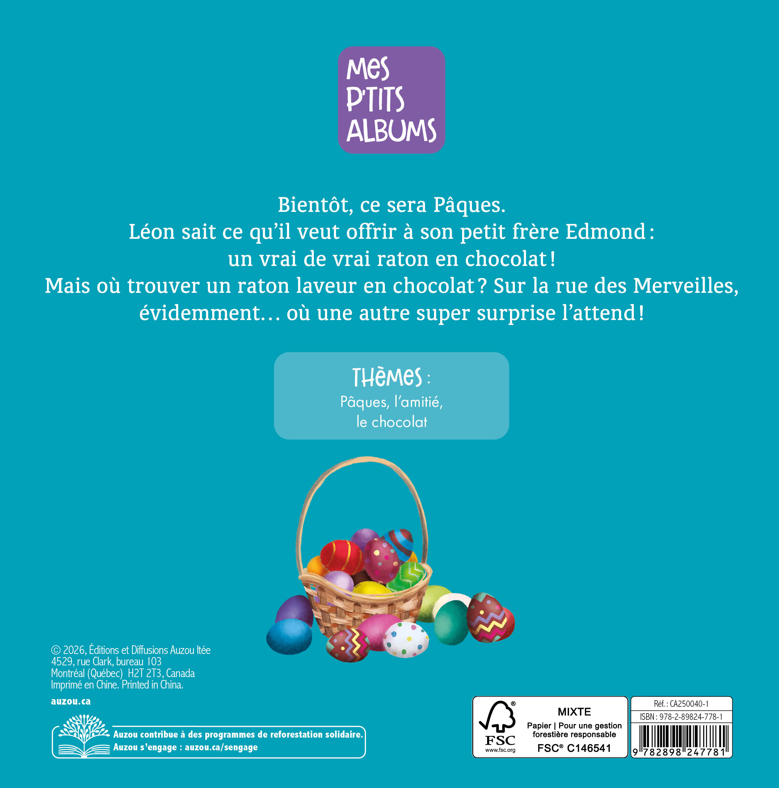 Léon Le Raton - Chocolats, Bisous Et Lapin De  Pâques (Mpt)