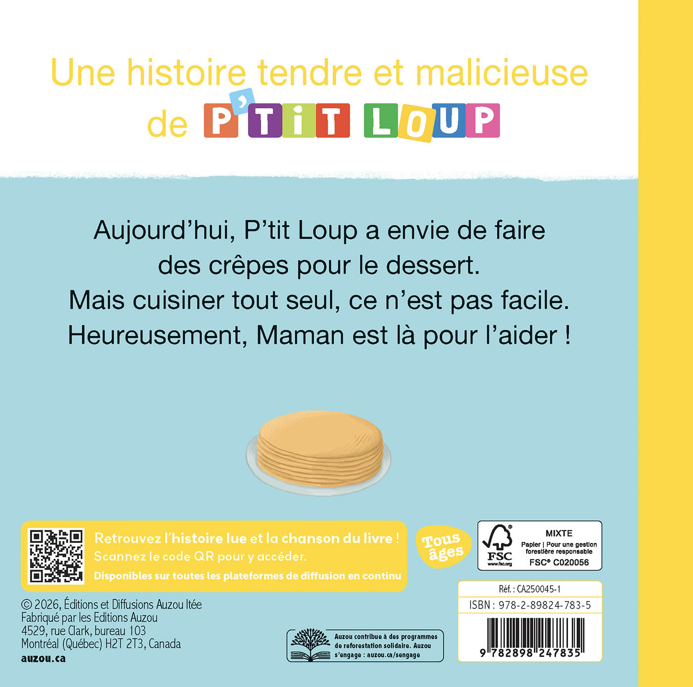 P'tit Loup Fait Des Crêpes - Version Qc