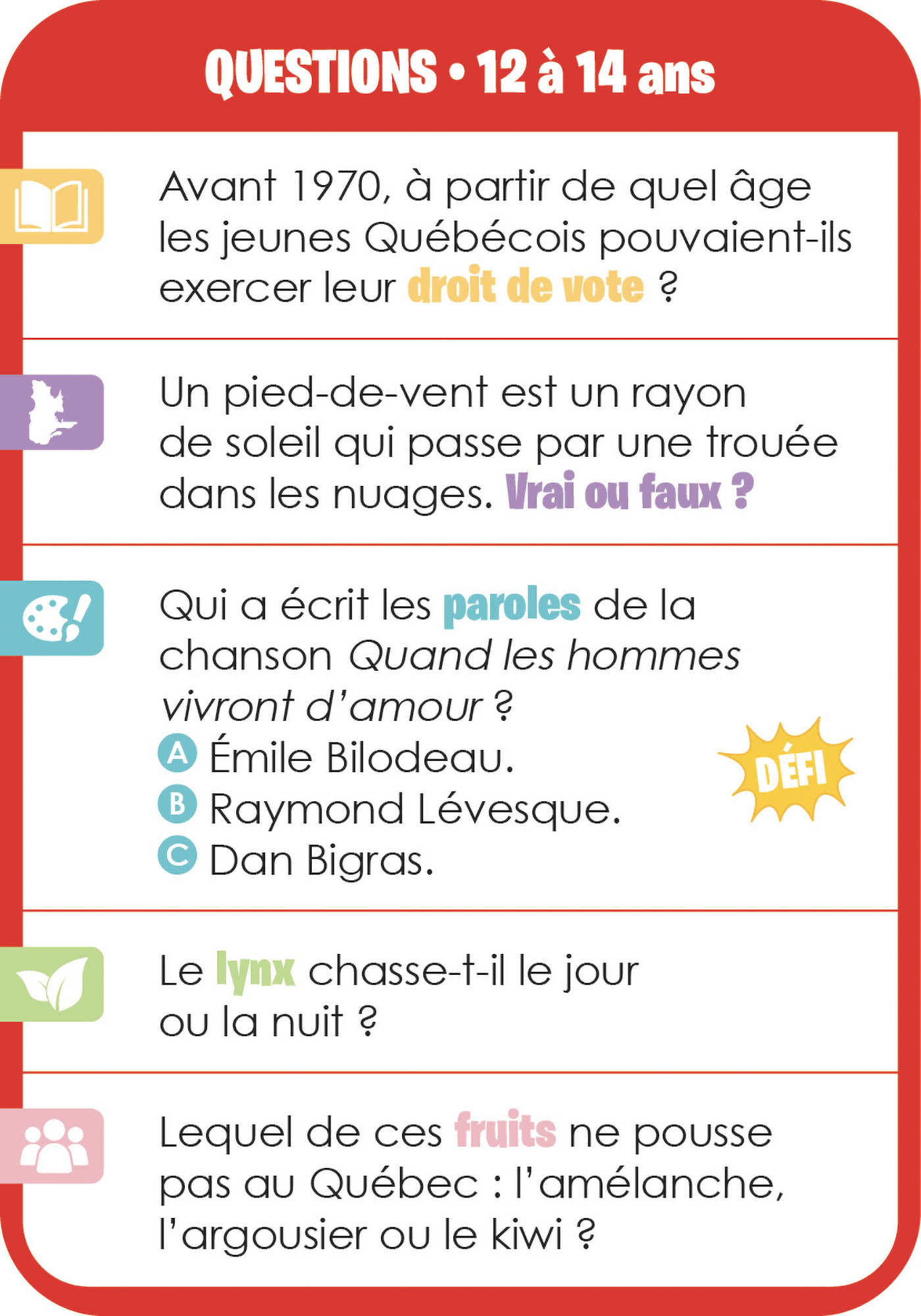 P'tit Jeu - Le Quiz Trop L'fun  Du Québec
