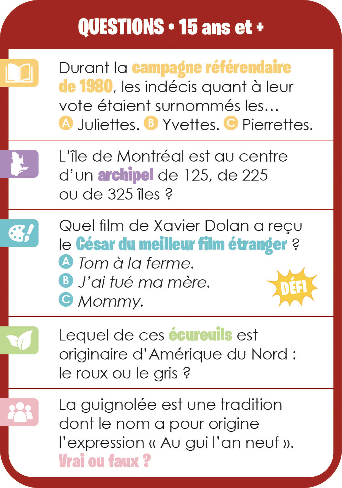 P'tit Jeu - Le Quiz Trop L'fun  Du Québec