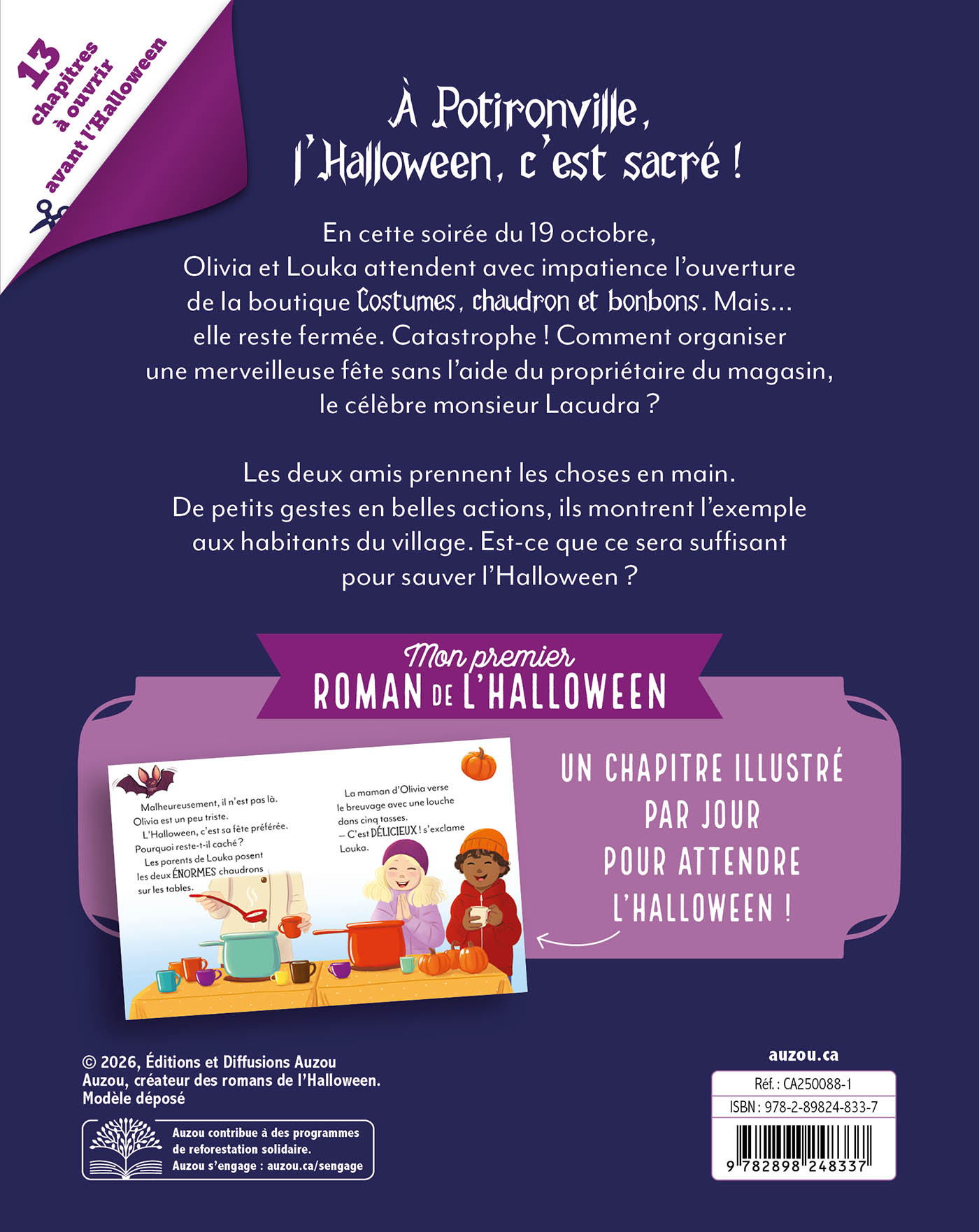 Mon Premier Roman De L'halloween -  Il Faut Sauver L'halloween !