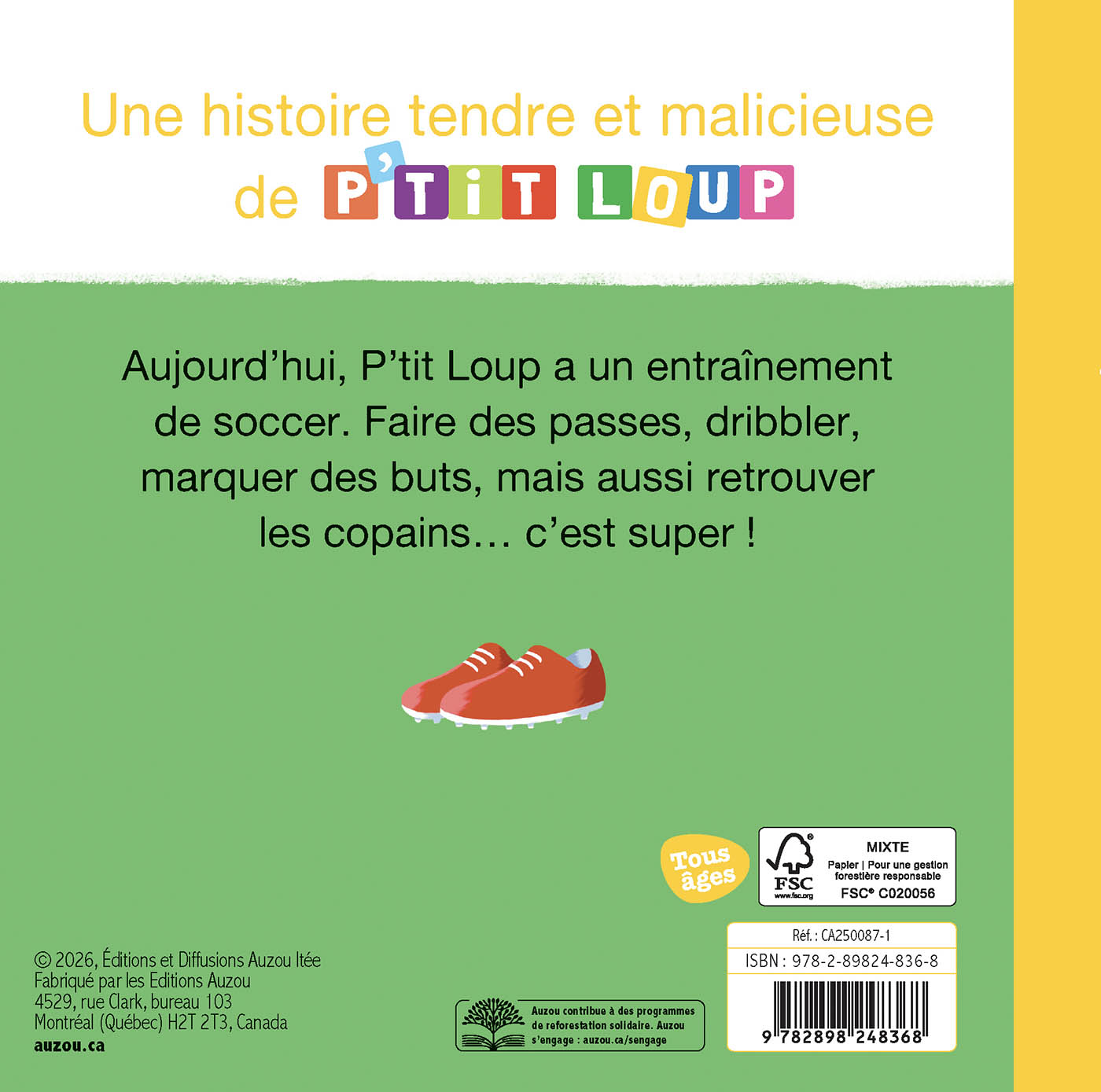 P'tit Loup Joue Au Soccer