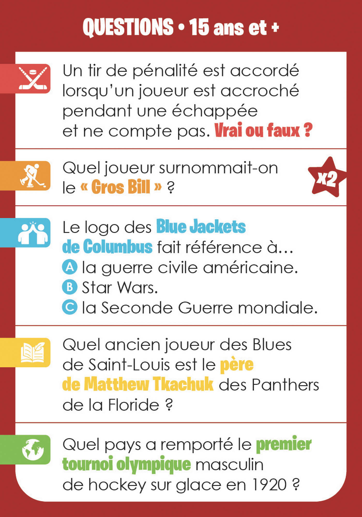 Grand Jeu - Le Grand Quiz Du Hockey