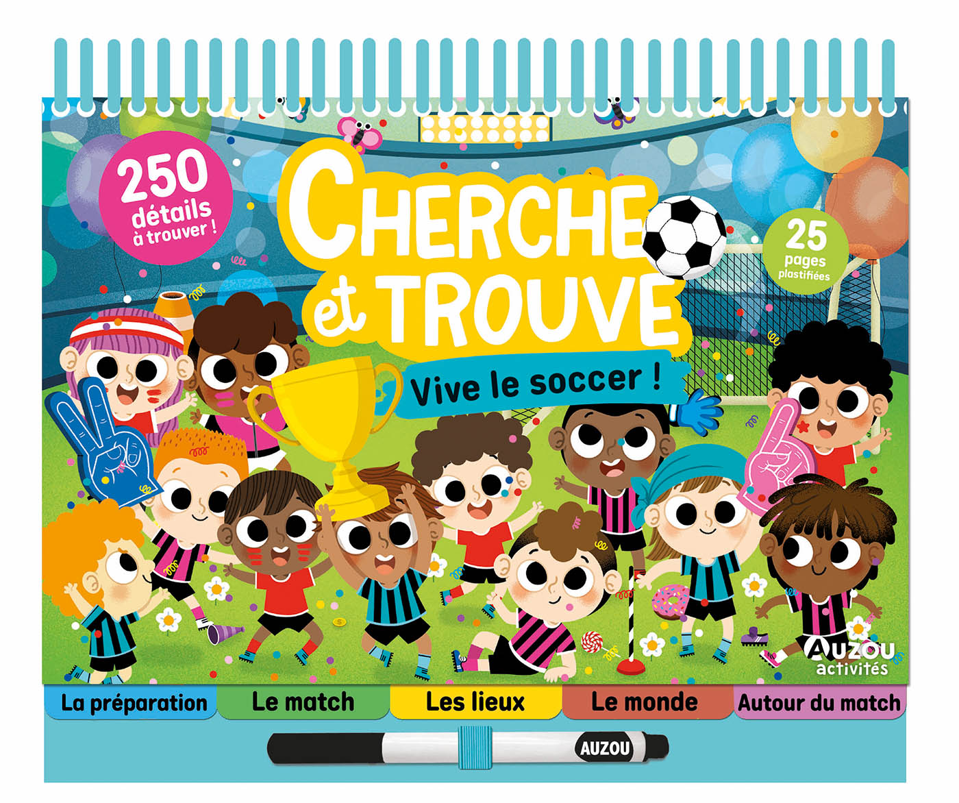 Bloc-Notes Cherche Et Trouve - Vive Le Soccer !