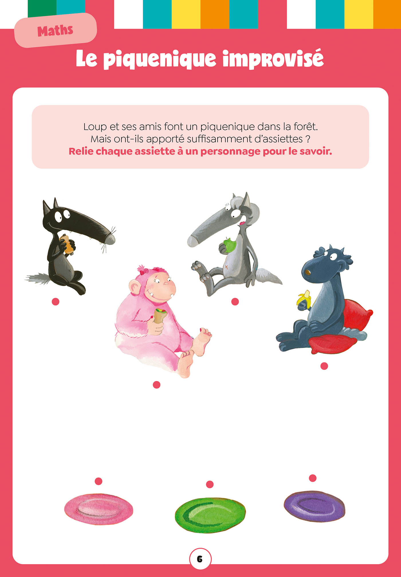 Mon Bloc D'activités Loup - Mes Premiers Apprentissages
