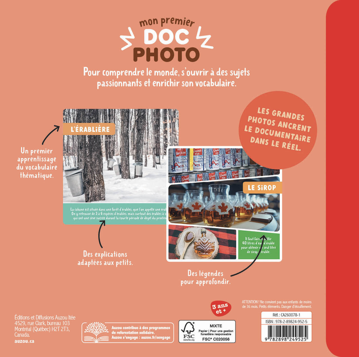 Mon Premier Doc Photo - La Cabane À Sucre - Nouvelle Édition 2027