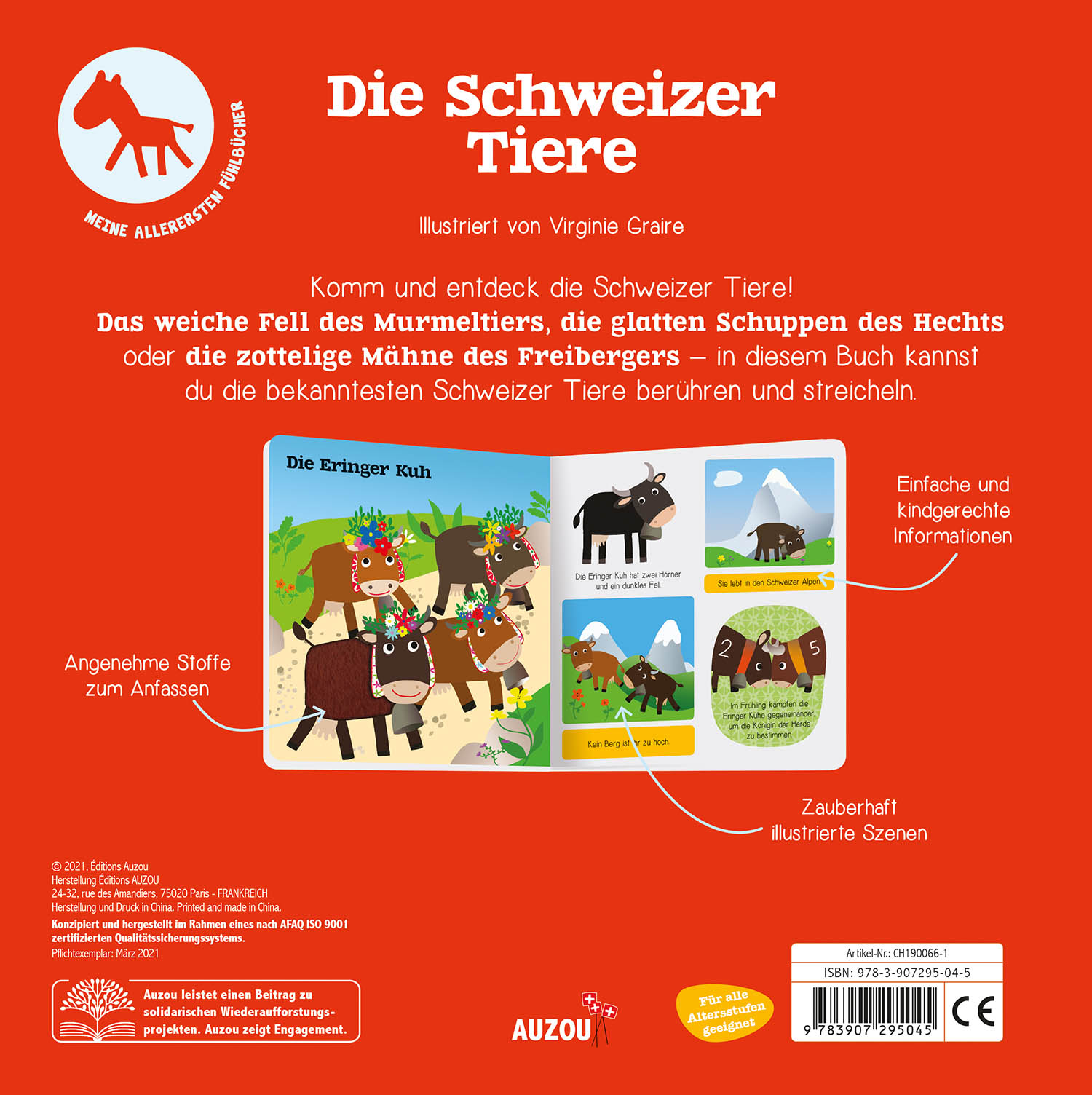 Meine Allerersten Fühlbücher - Die Schweizer Tiere