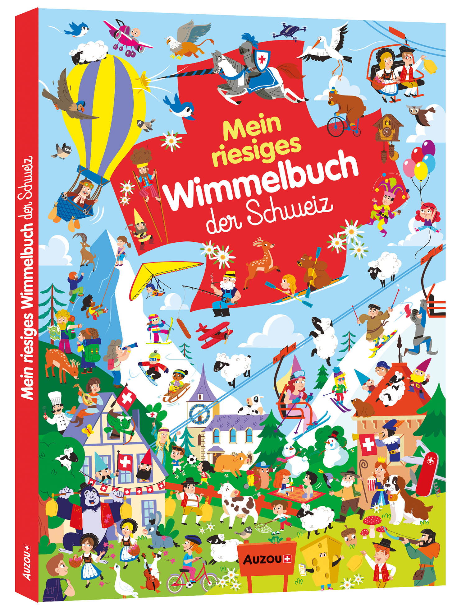 Cherche Et Trouve Géant - Cherche Et Trouve Géant - Mein Riesiges Wimmelbuch Der Schweiz
