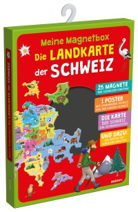 Ma pochette d'aimants - Meine magnetbox - Die landkarte der schweiz
