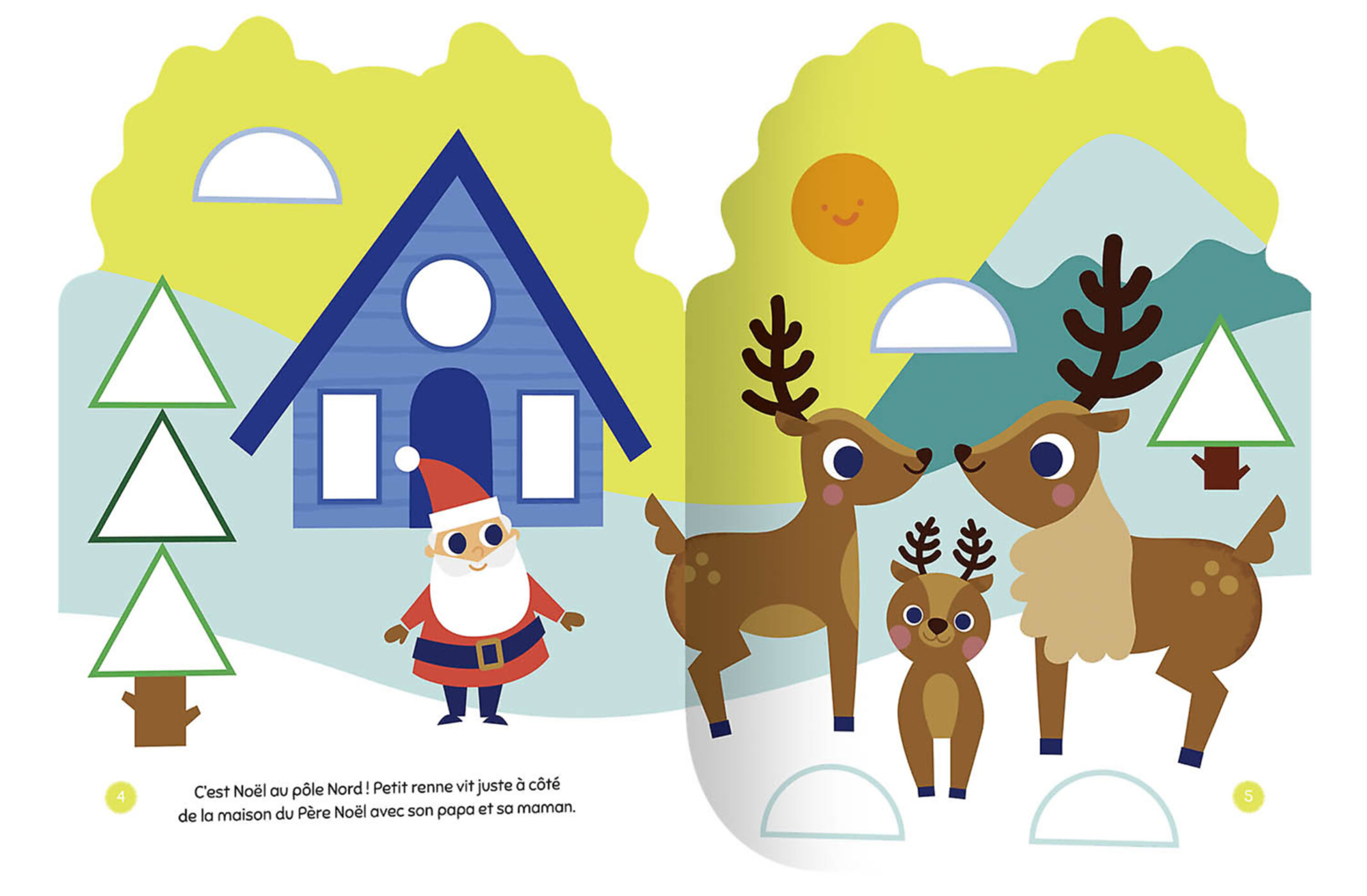 Gommettes Formes - Coucou Petit Renne