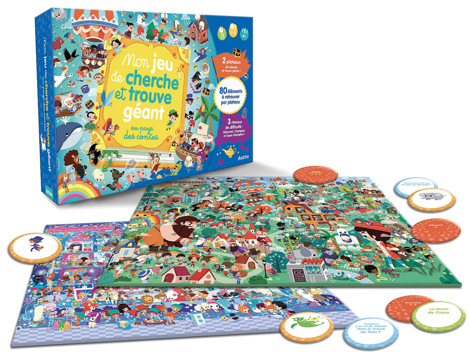 Grand Jeu - Mon Jeu De Cherche Et Trouve Géant Au Pays Des Contes