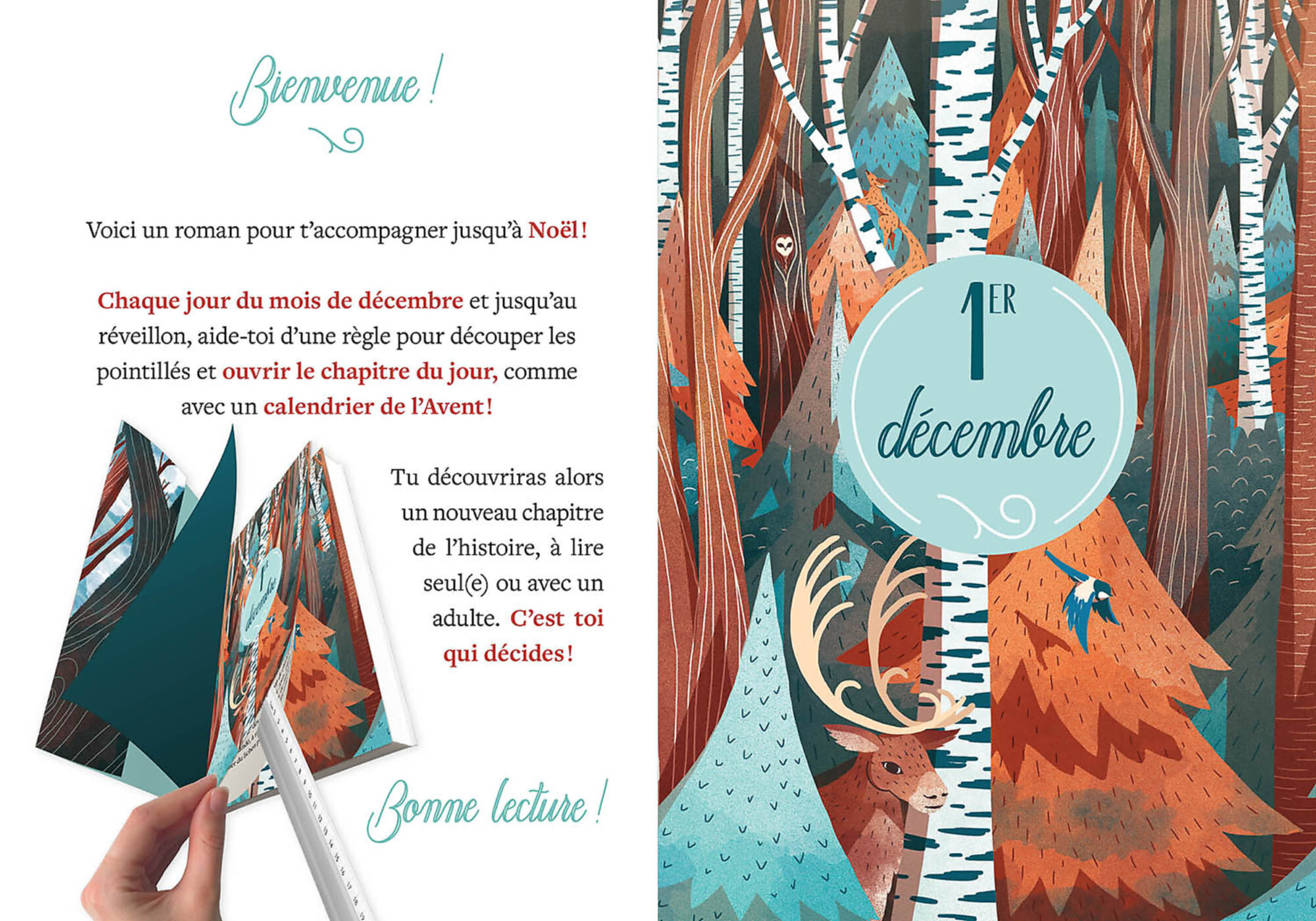 Mon Roman De L'avent - Le Renne Mystérieux