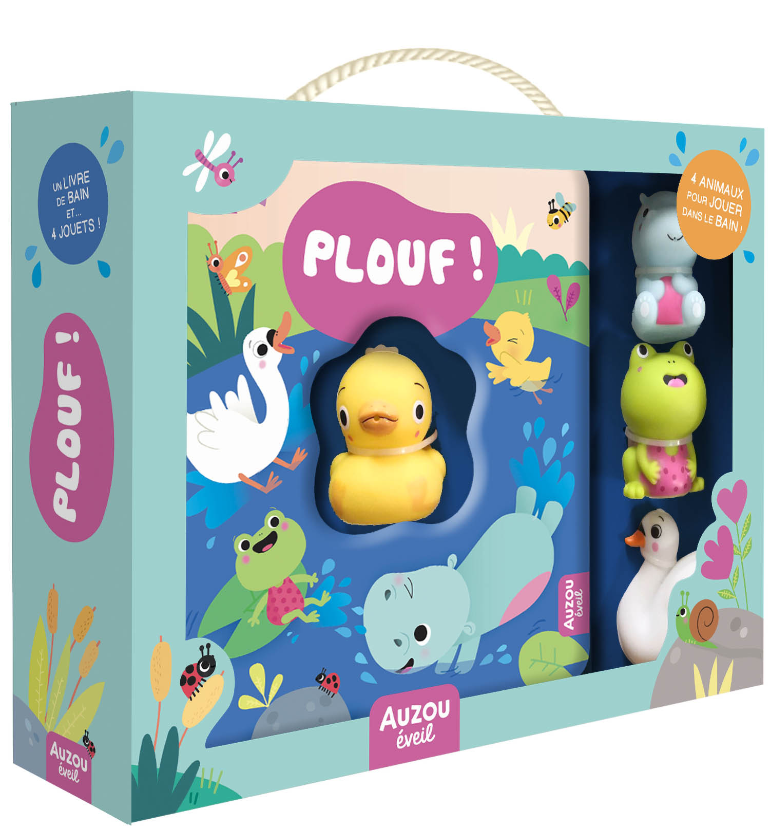Plouf ! 4 Animaux Pour Jouer Dans Le Bain !